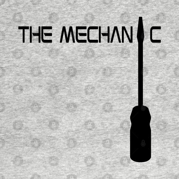 The Mechanic - Black by SanTees